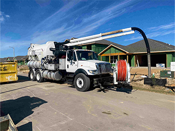 hydrovac action